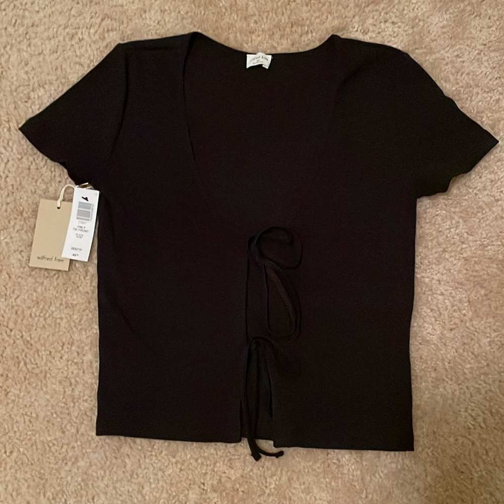Aritzia Only Tie-Front Top